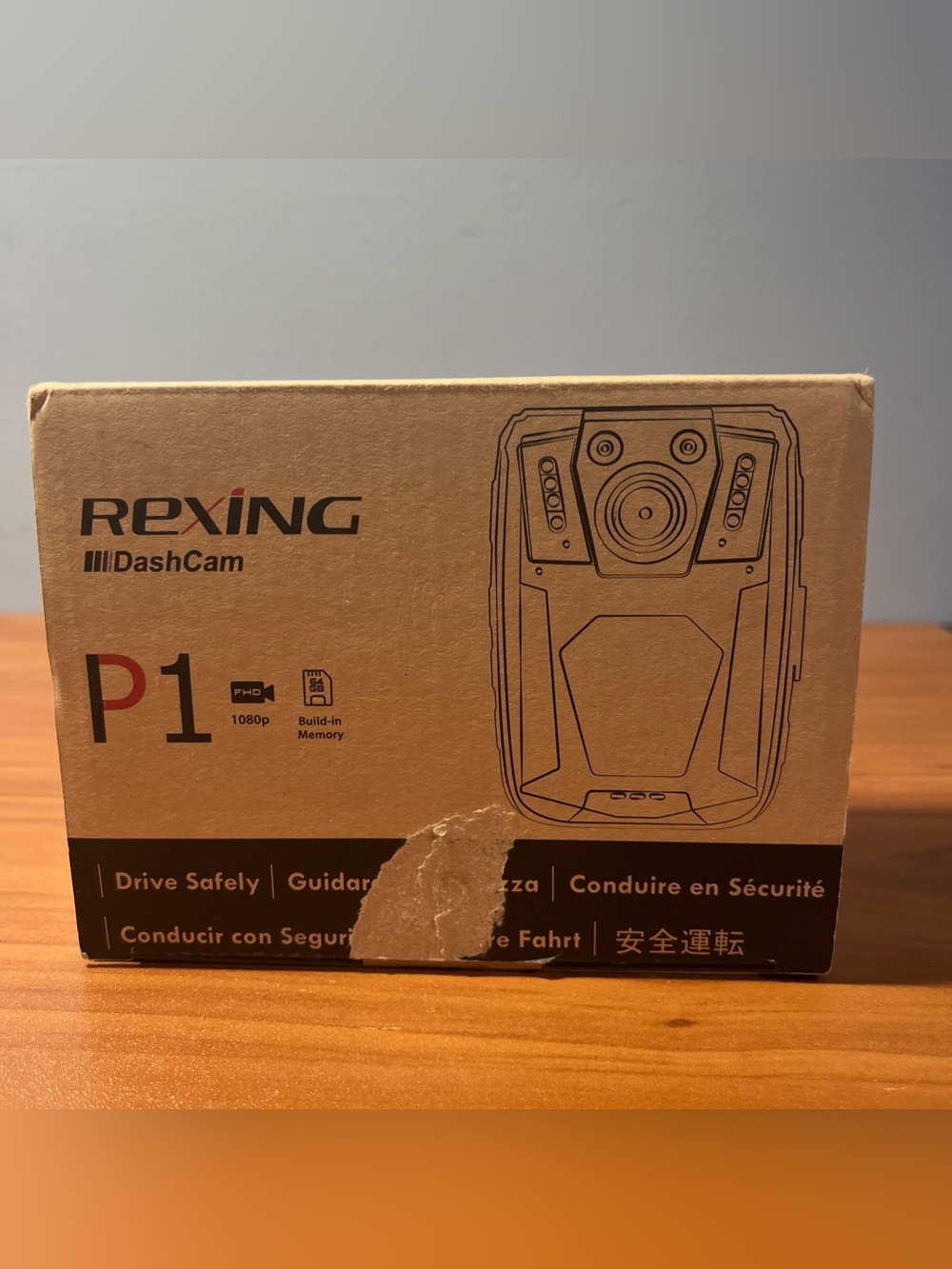 Rexing P1 DashCam (Body Worn) 1080p - New  In Box